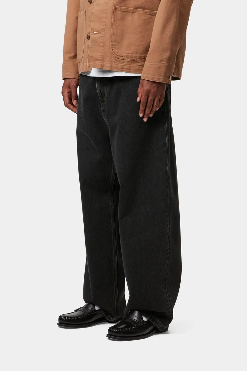 Carhartt WIP Herren Brandon Smith Jeans | Schwarz Stone Washed