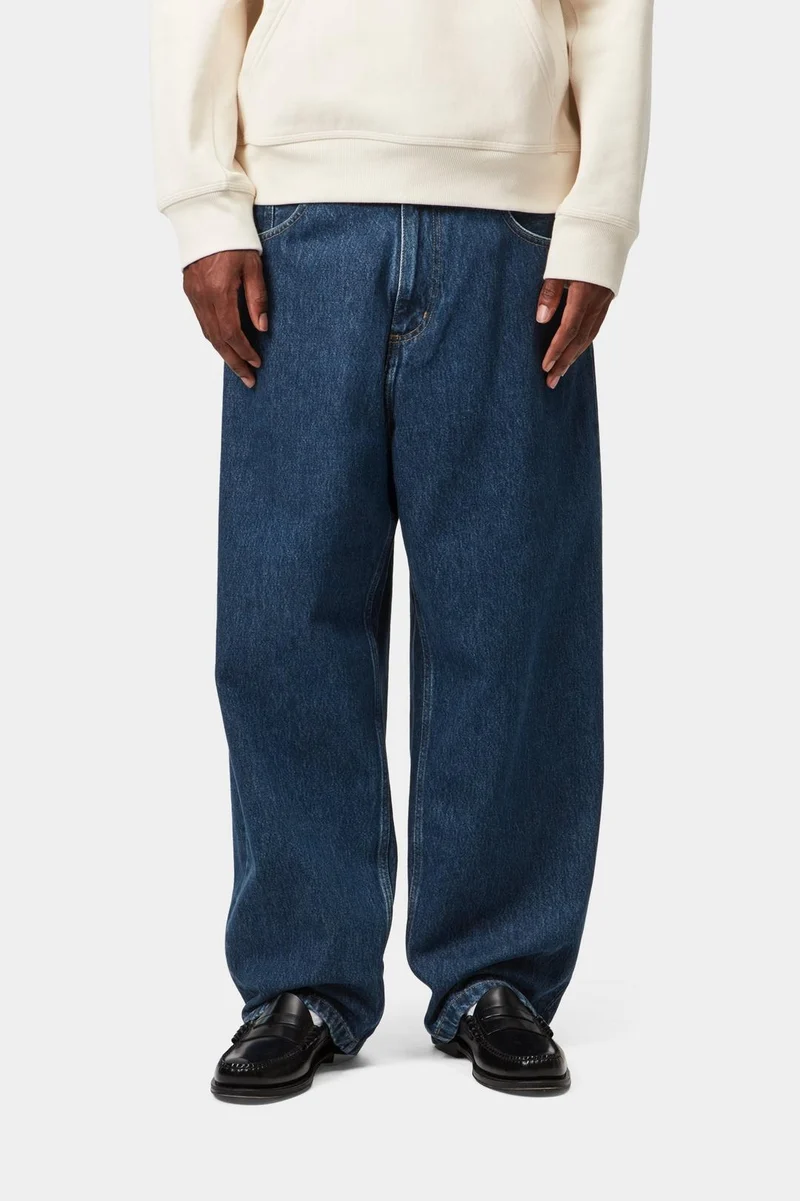 Carhartt WIP Herren Brandon Smith Jeans | Blau Stone Washed