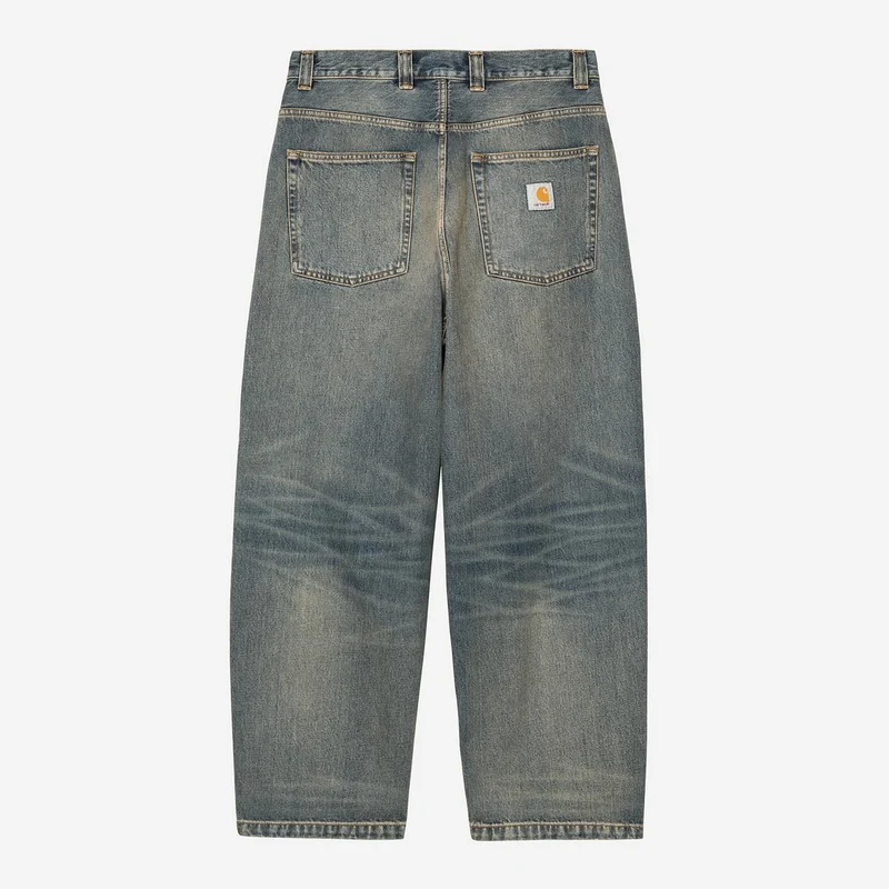 Carhartt WIP Herren Brandon Smith Jeans | Blau, Used-Look