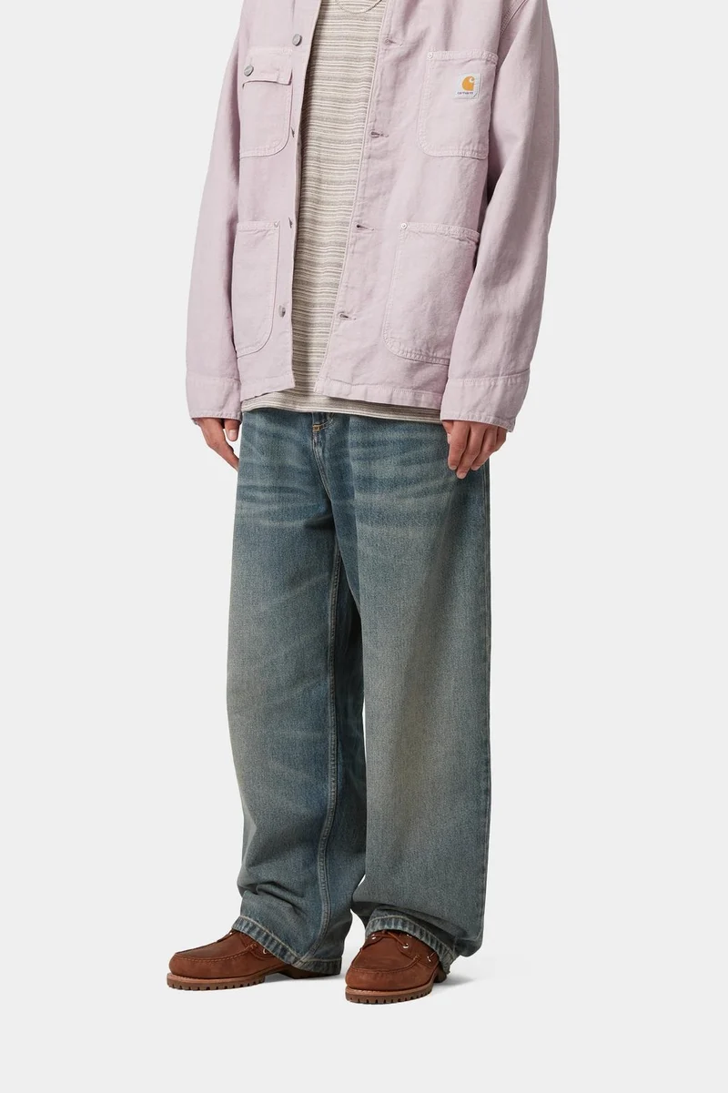 Carhartt WIP Herren Brandon Smith Jeans | Blau, Used-Look
