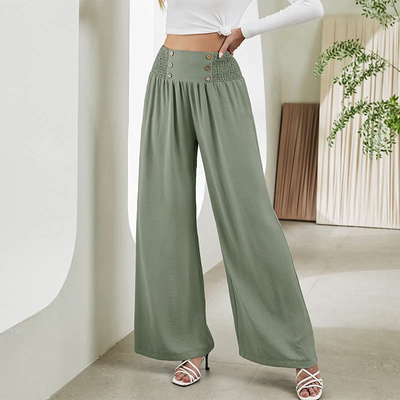 Deirdre - Elastische Hose mit hoher Taille