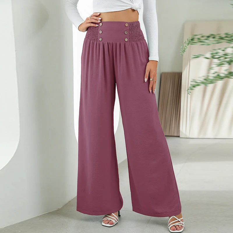 Deirdre - Elastische Hose mit hoher Taille