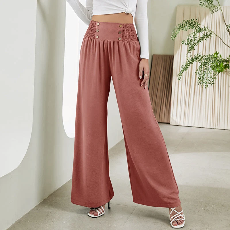 Deirdre - Elastische Hose mit hoher Taille