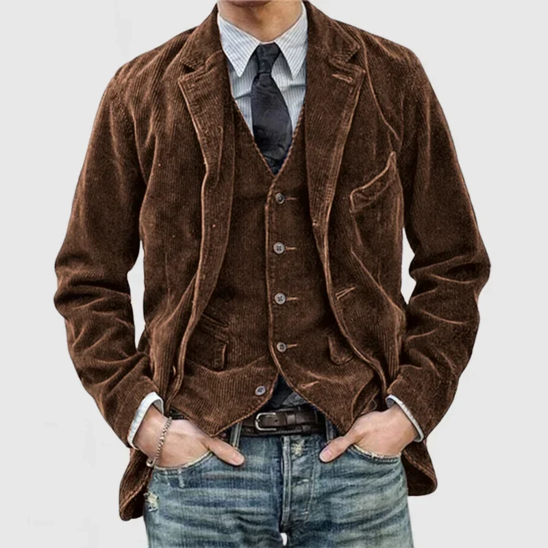Sheene | Vintage Kord Revers Jacke