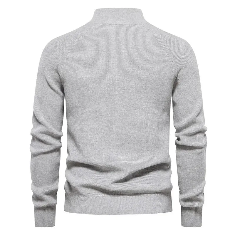 Zippie - Stylischer Bodyfit-Pullover mit Reißverschluss für Männer