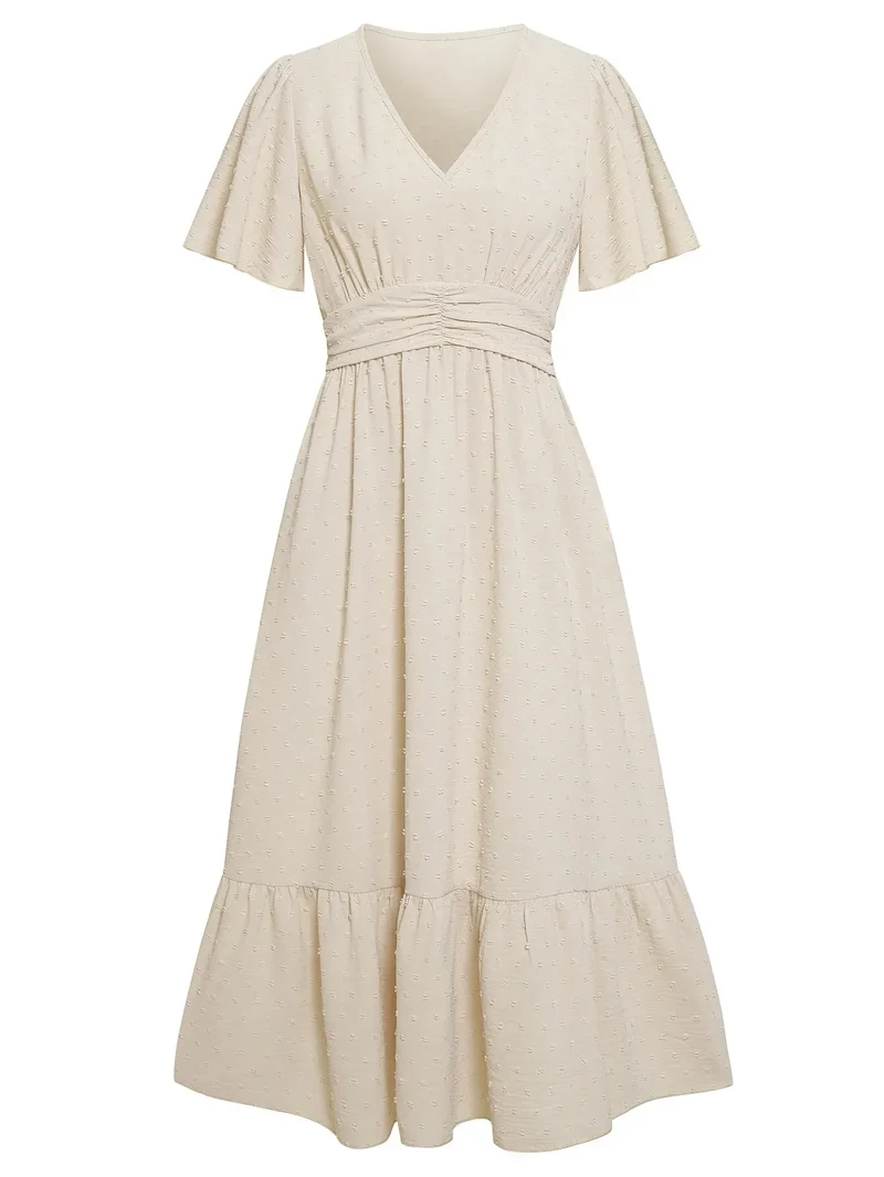 Rylee - Frauen Fließendes Langes Kleid