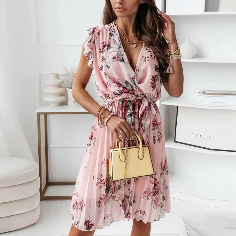 Sage | Sommerkleid mit Druck für Damen