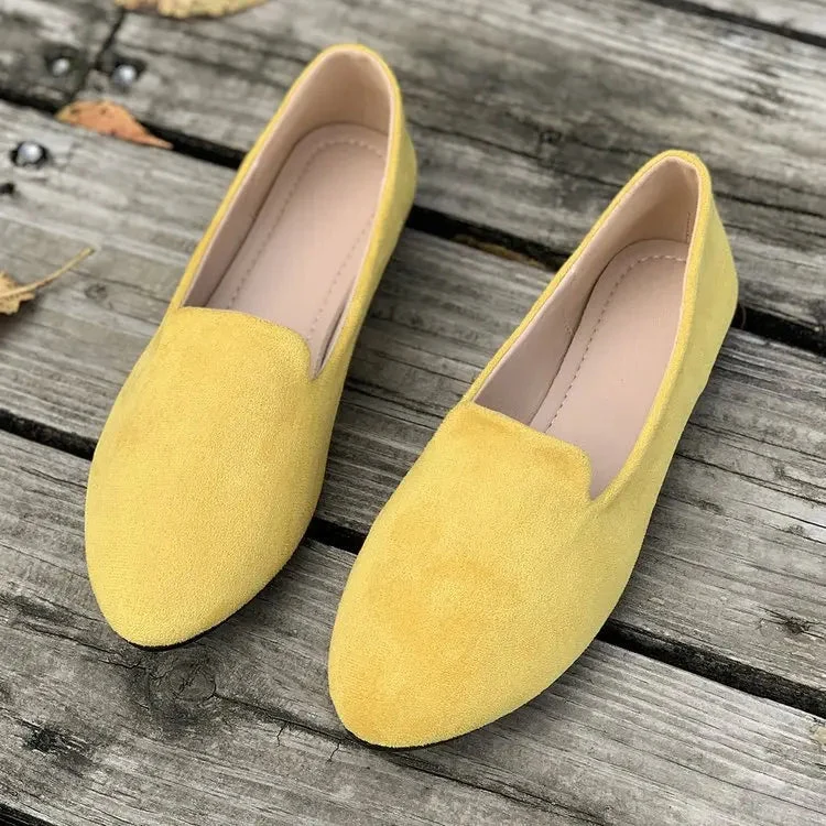 Pax | Bequeme Slip-On Flache Schuhe mit Spitzem Zehenbereich