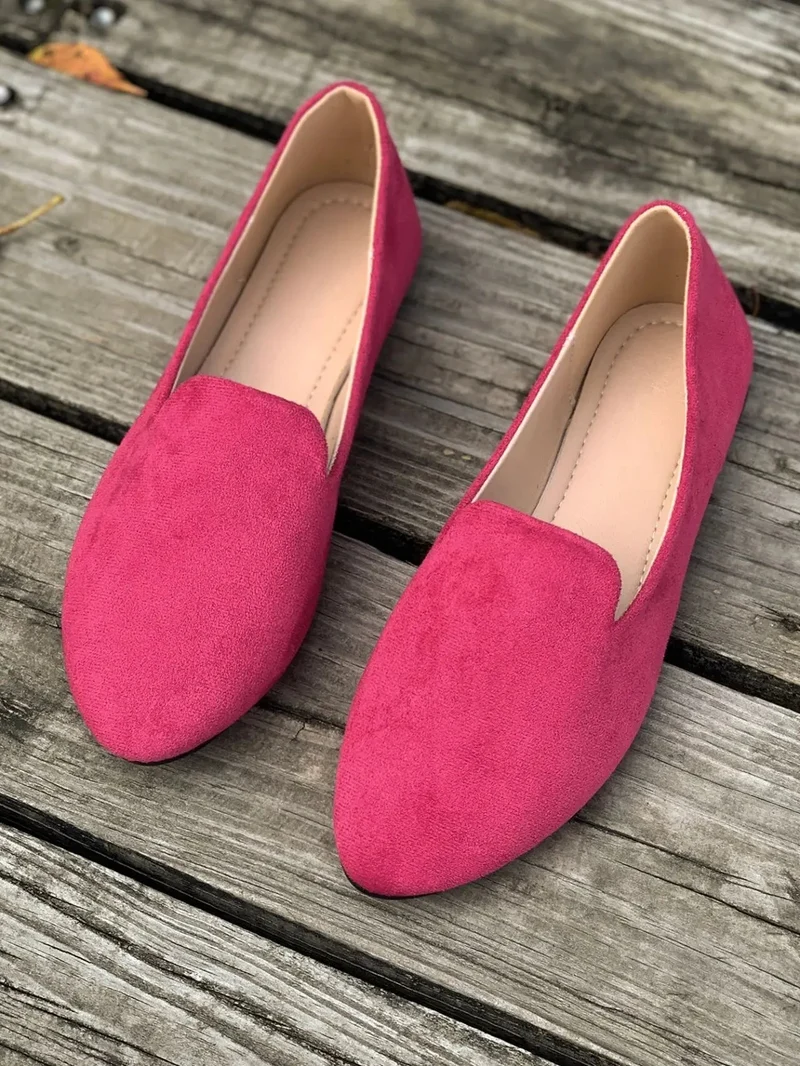 Pax | Bequeme Slip-On Flache Schuhe mit Spitzem Zehenbereich
