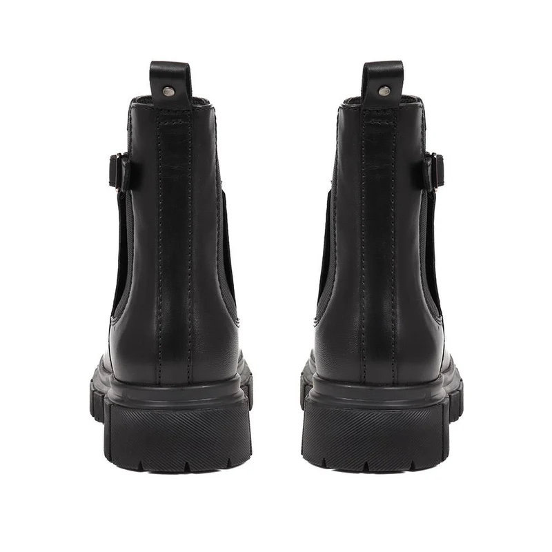 Maelee Leather Ankle Boots - MAELEE / 324 371 - Black