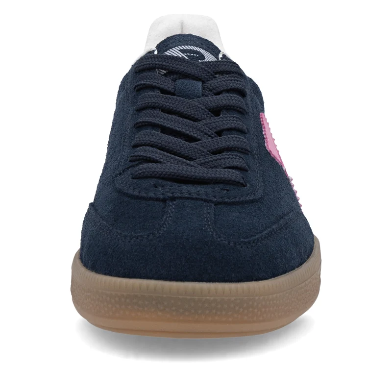 Rieker Modische Leder-Sneaker für Damen | Marineblau