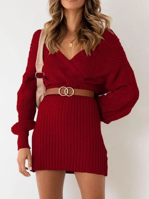Marisol | Überschnittener Ausschnitt Kleid