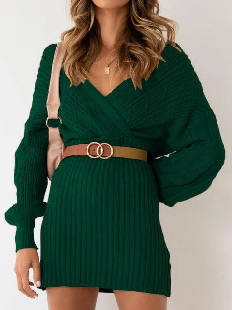 Marisol | Überschnittener Ausschnitt Kleid