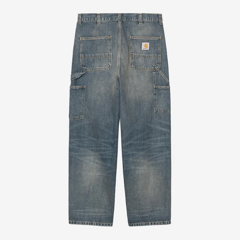Carhartt WIP Herren OG Single Knee Camano Jeans | Blau, Used-Look