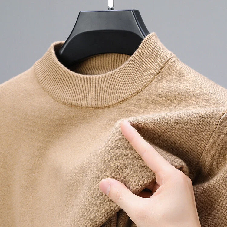 Sian | Kaschmir-Sweater mit geripptem Saum