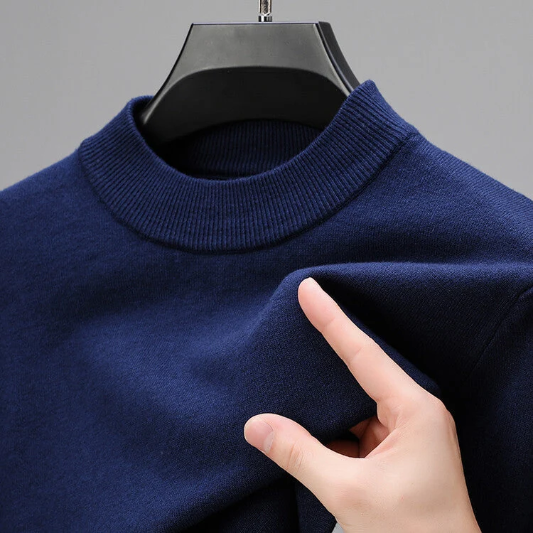 Sian | Kaschmir-Sweater mit geripptem Saum