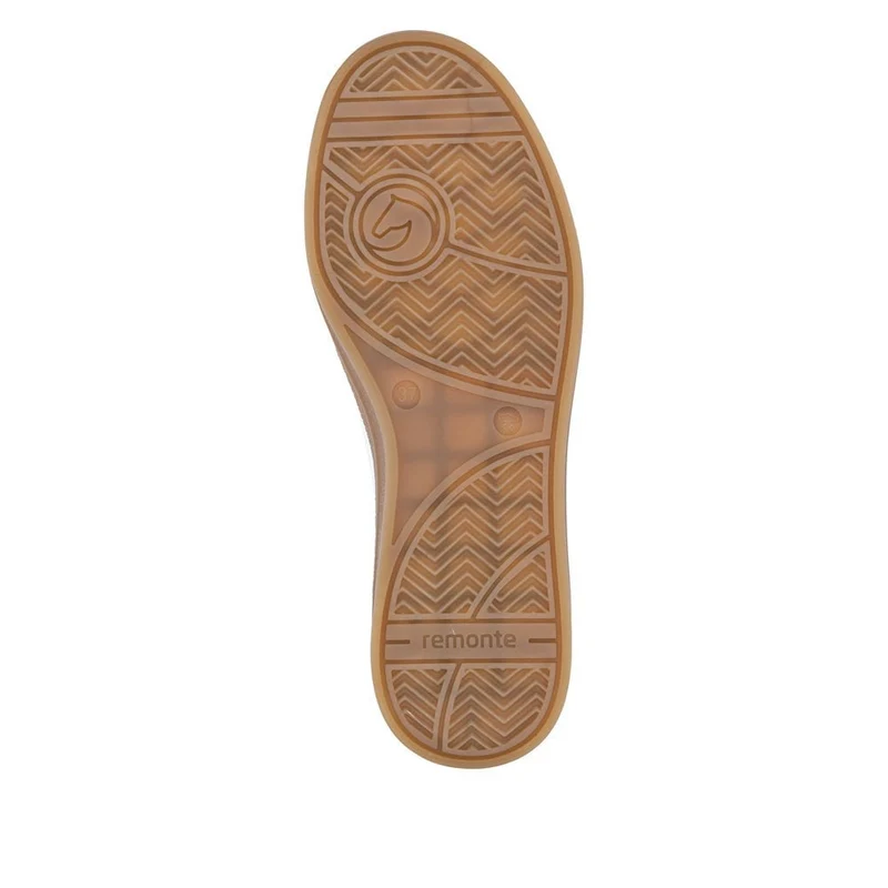Remonte Damenmode Leder-Sneaker | Beige