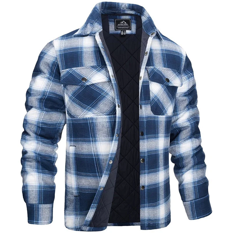 Darius | Herren-Holzfällerjacke im karierten Design