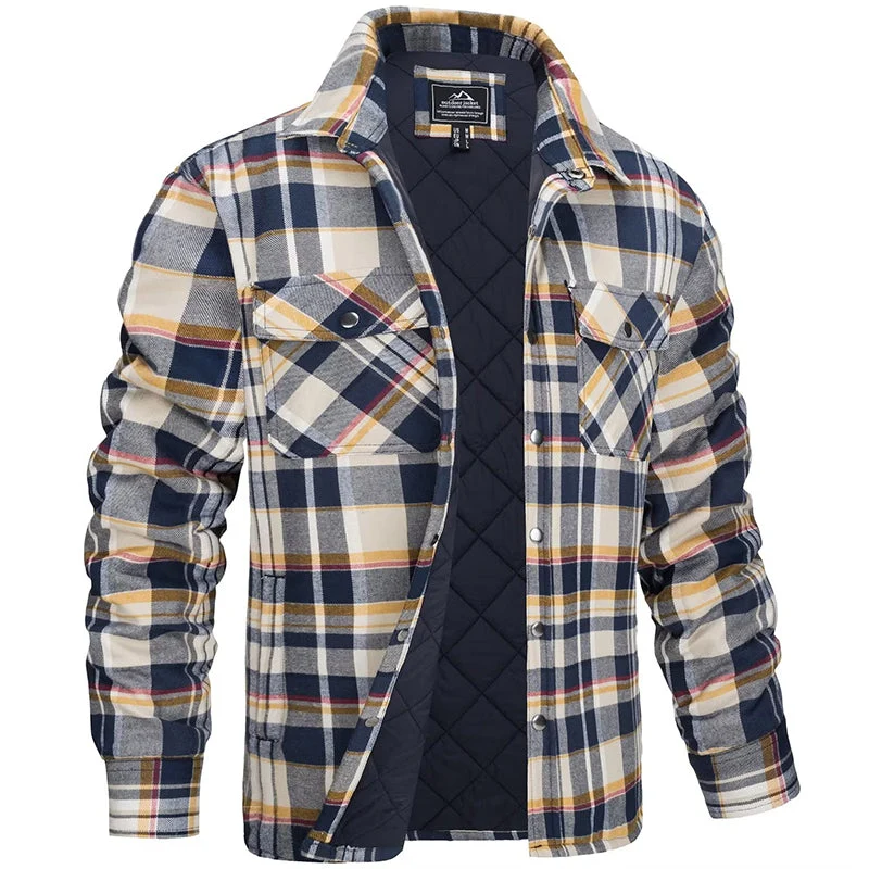 Darius | Herren-Holzfällerjacke im karierten Design