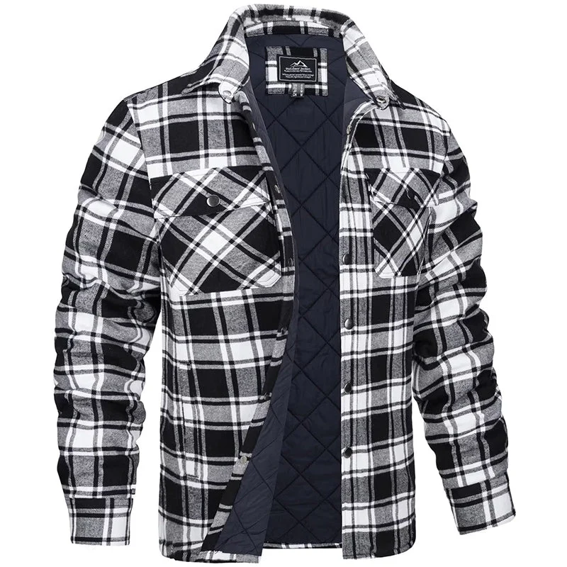 Darius | Herren-Holzfällerjacke im karierten Design