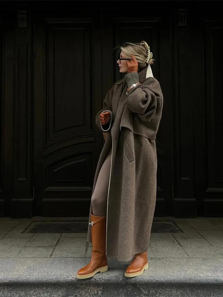 Zare | Langer Dicke Trenchcoat Damen Winter Gemütlich