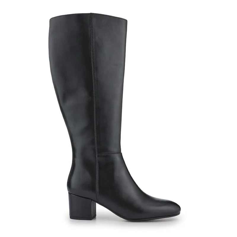 LouLou1 Slim Calf-Fit Long Boots - LOULOU1S / 328 288 - Black Leather