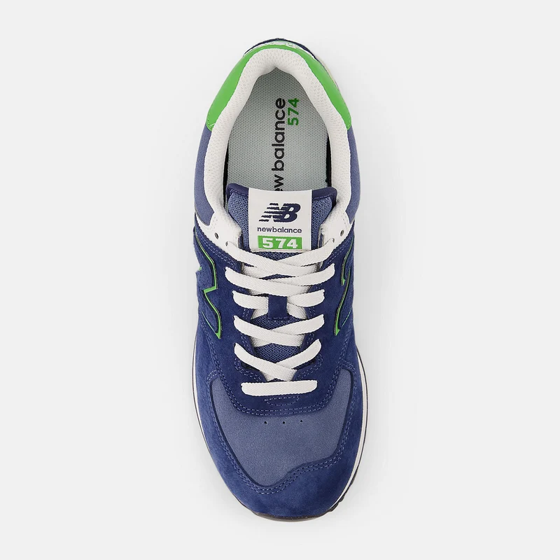 New Balance Herren 574 Fashion Sneakers | Marineblau / Alpengrün