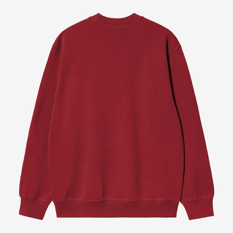Carhartt WIP Herren Carhartt WIP Sweat Top | Scharlachrot / Graphit