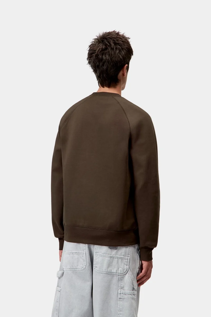 Carhartt WIP Herren Chase Sweat Top | Tabak