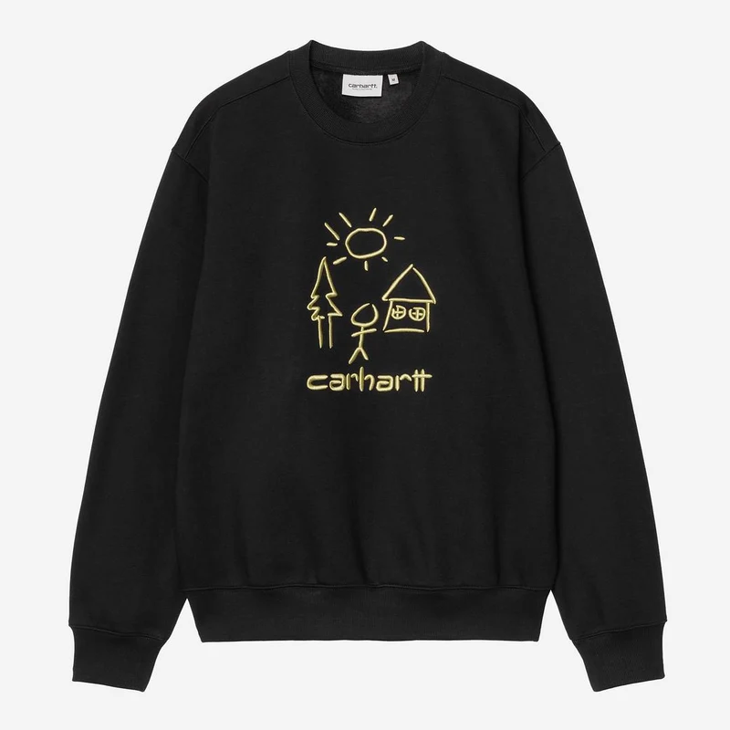 Carhartt WIP Herren Masterpiece Sweatshirt | Schwarz