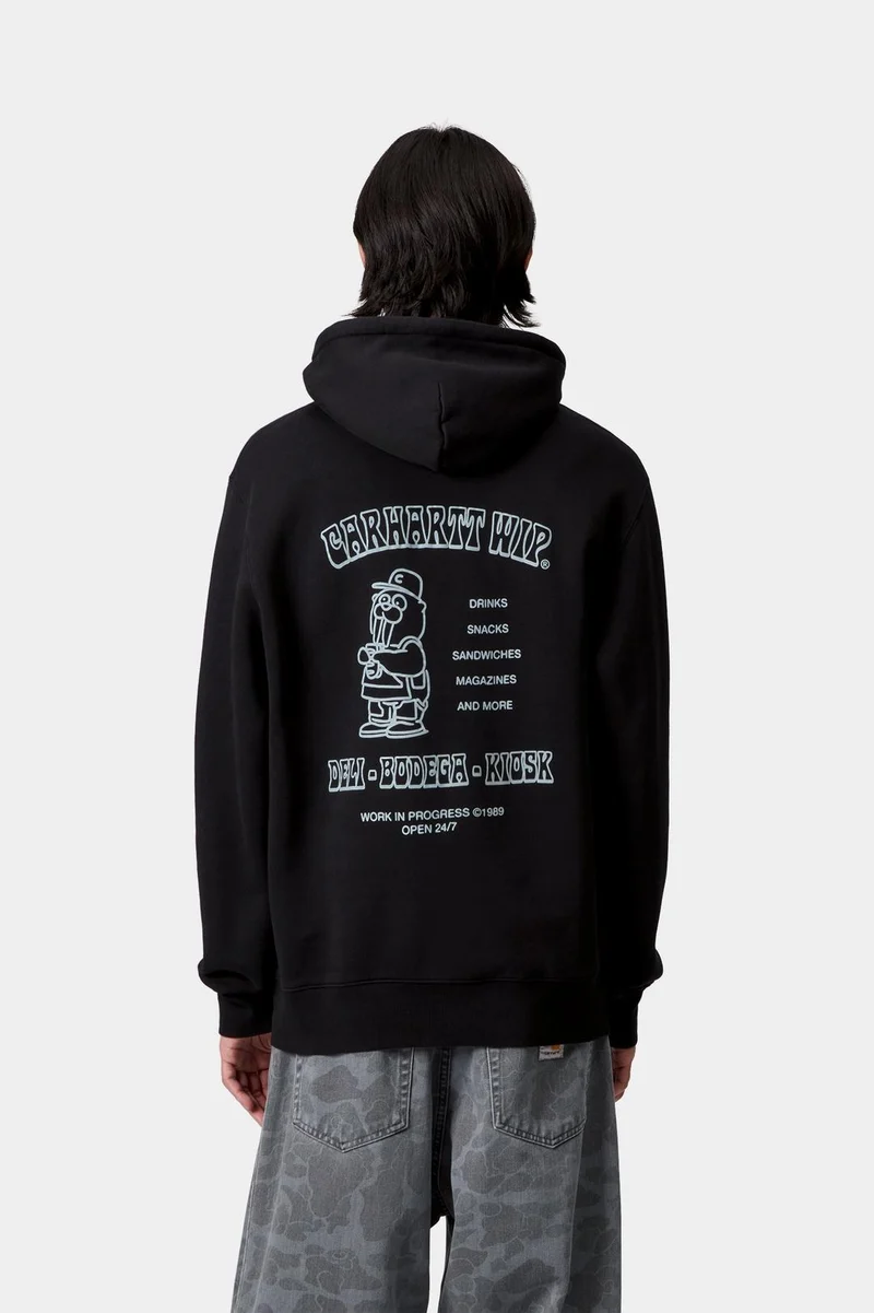 Carhartt WIP Herren Sandwich Hoodie | Schwarz