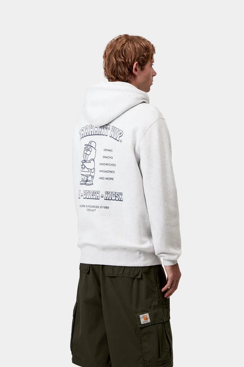 Carhartt WIP Herren Sandwich Sweat Hoodie | Ash Heather
