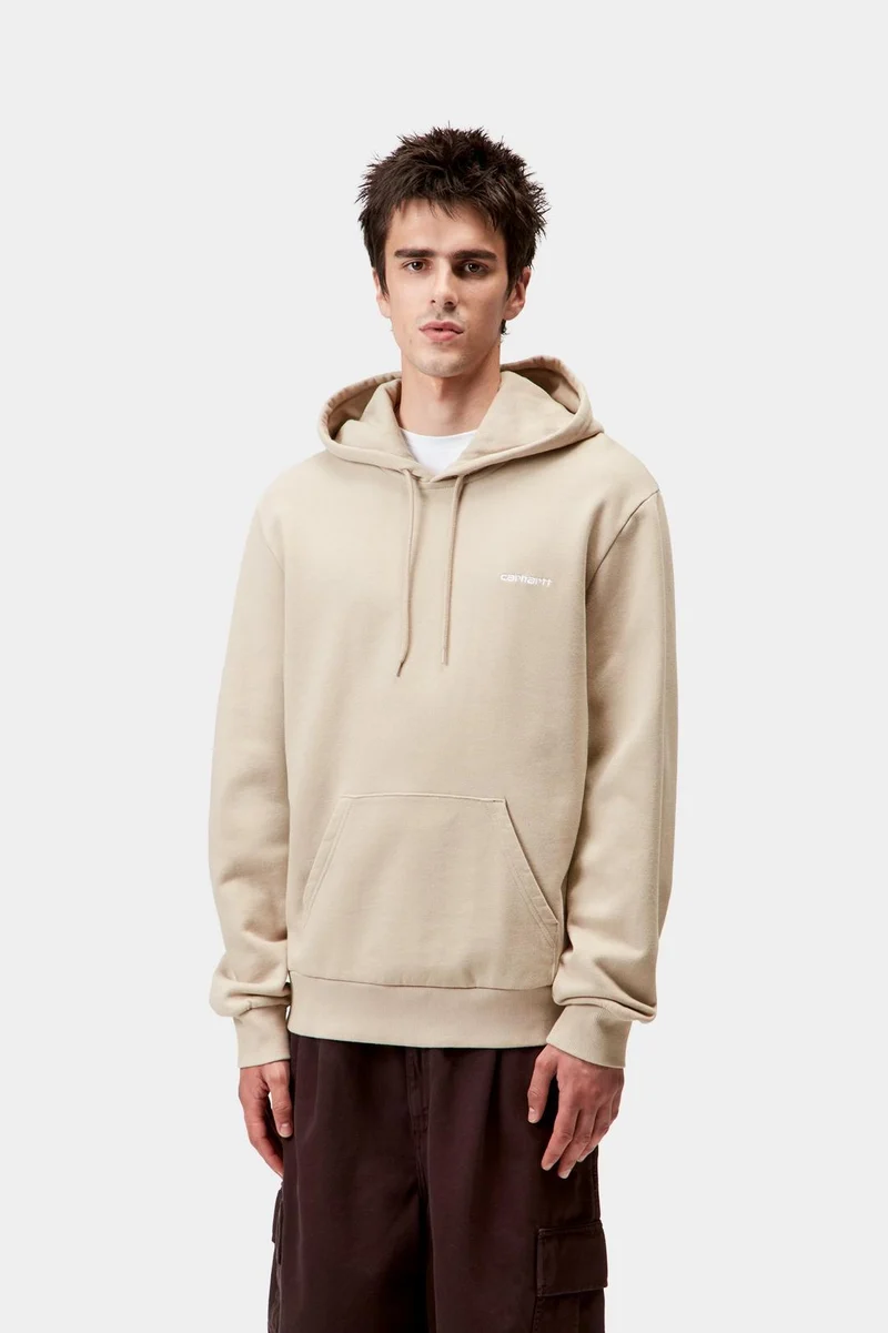Carhartt WIP Herren-Kapuzenpullover mit Schriftzug-Stickerei | Fleur De Sel