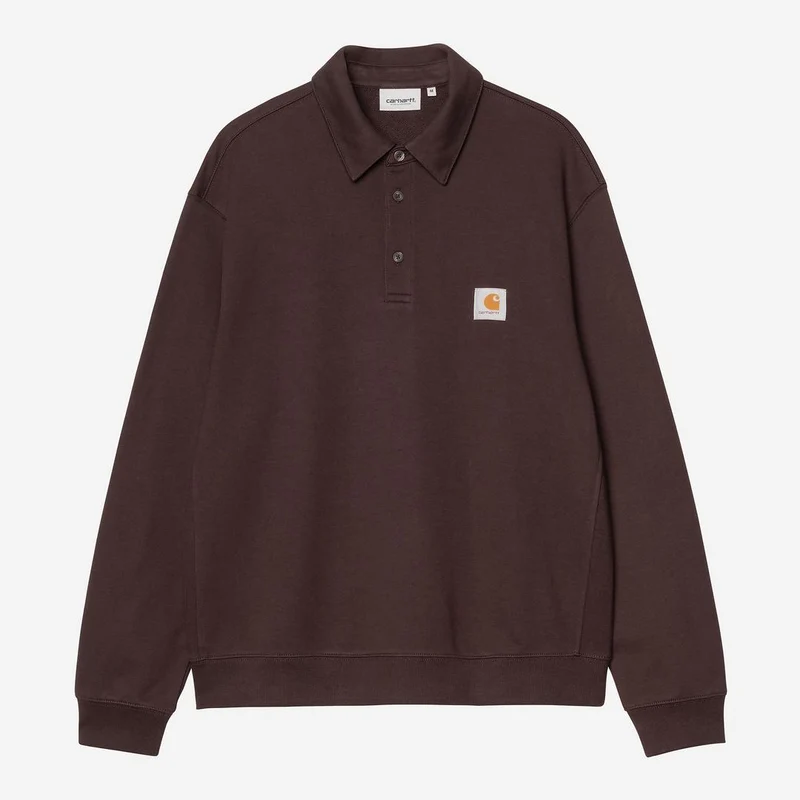 Carhartt WIP Herren-Polo-Sweatshirt | Palisander