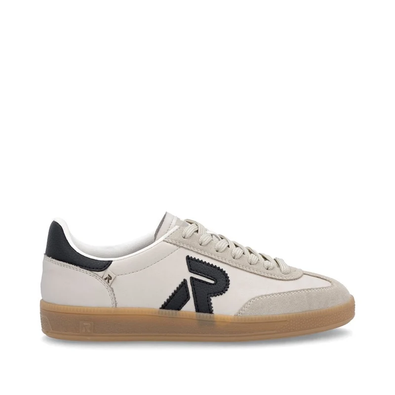 Rieker Damenmode Leder-Sneaker | Beige