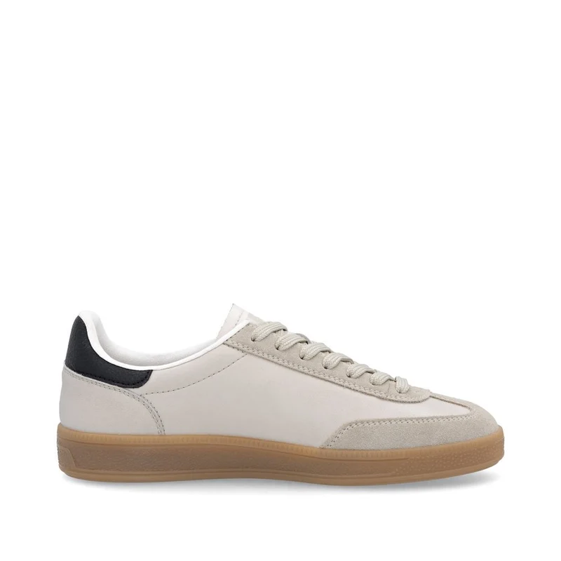 Rieker Damenmode Leder-Sneaker | Beige