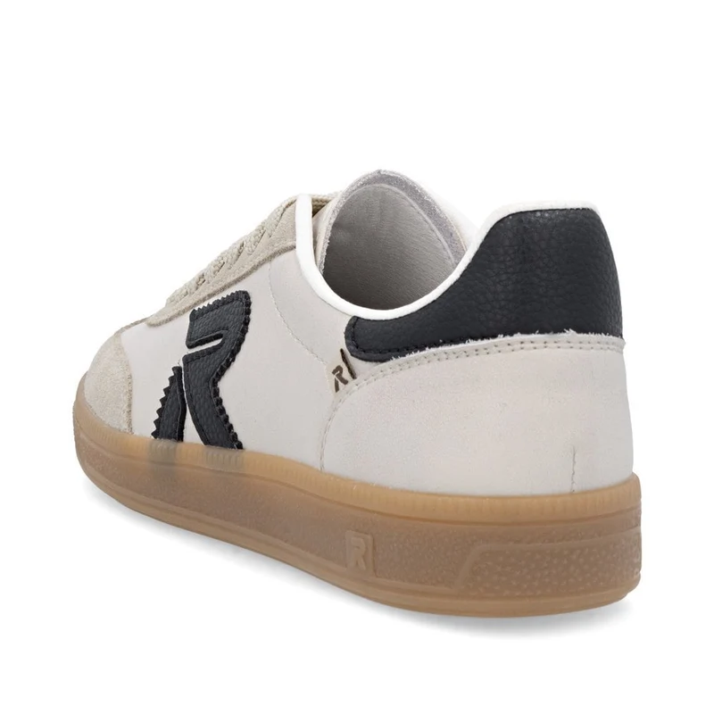 Rieker Damenmode Leder-Sneaker | Beige