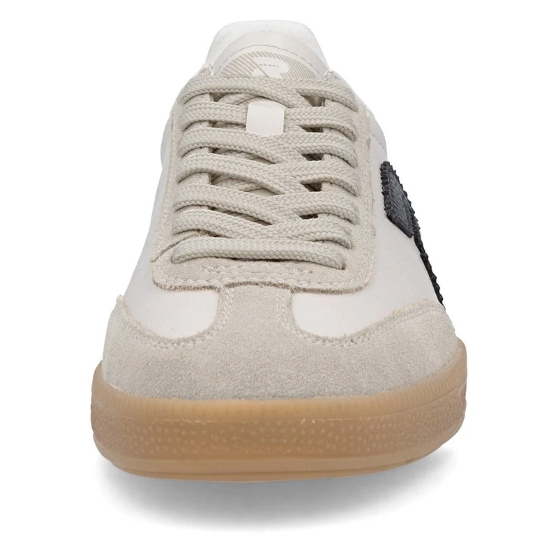 Rieker Damenmode Leder-Sneaker | Beige