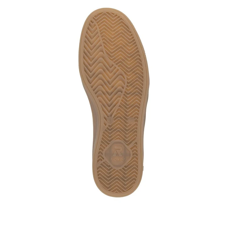 Rieker Damenmode Leder-Sneaker | Beige