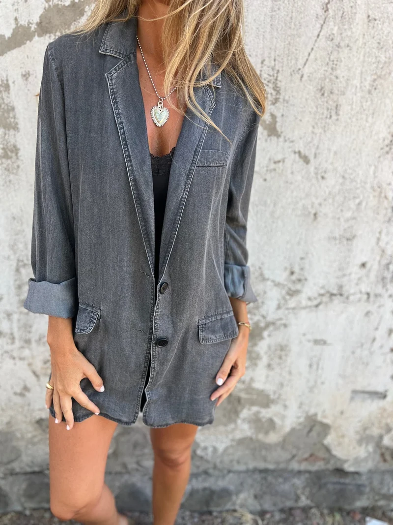 Ysabeau | Elegantes Denim Lässiges Jas