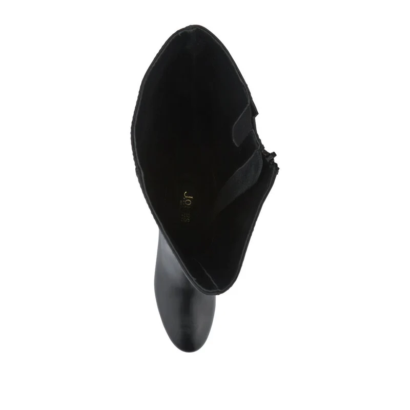 LouLou1 Medium Calf-Fit Long Boots - LOULOU1M / 328 291 - Black Leather