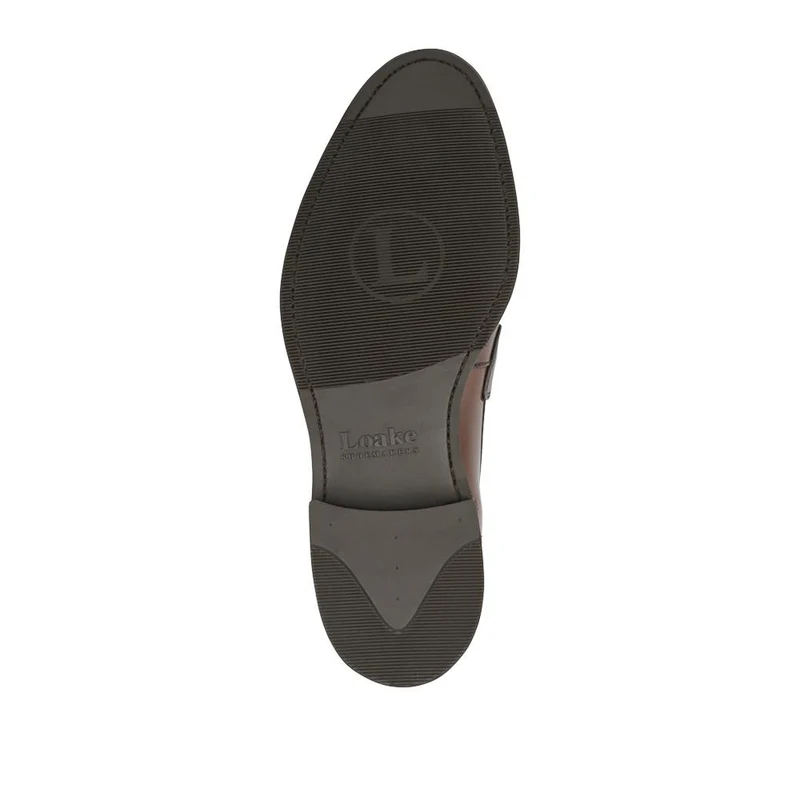 Loake Leather Buckled Loafers - LOA42500 / 328 636 - Dark Brown
