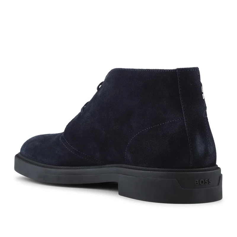 Boss Leather Chukka Boots - HUGO42507 / 327 813 - Navy