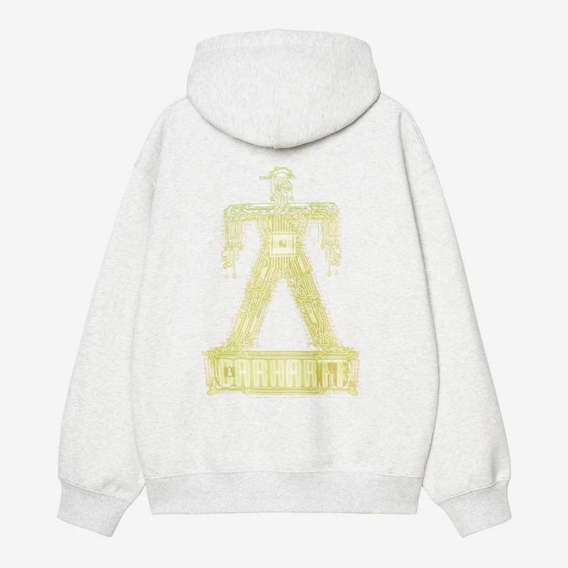 Carhartt WIP Herren Electric Boogie Hoodie | Ash Heather