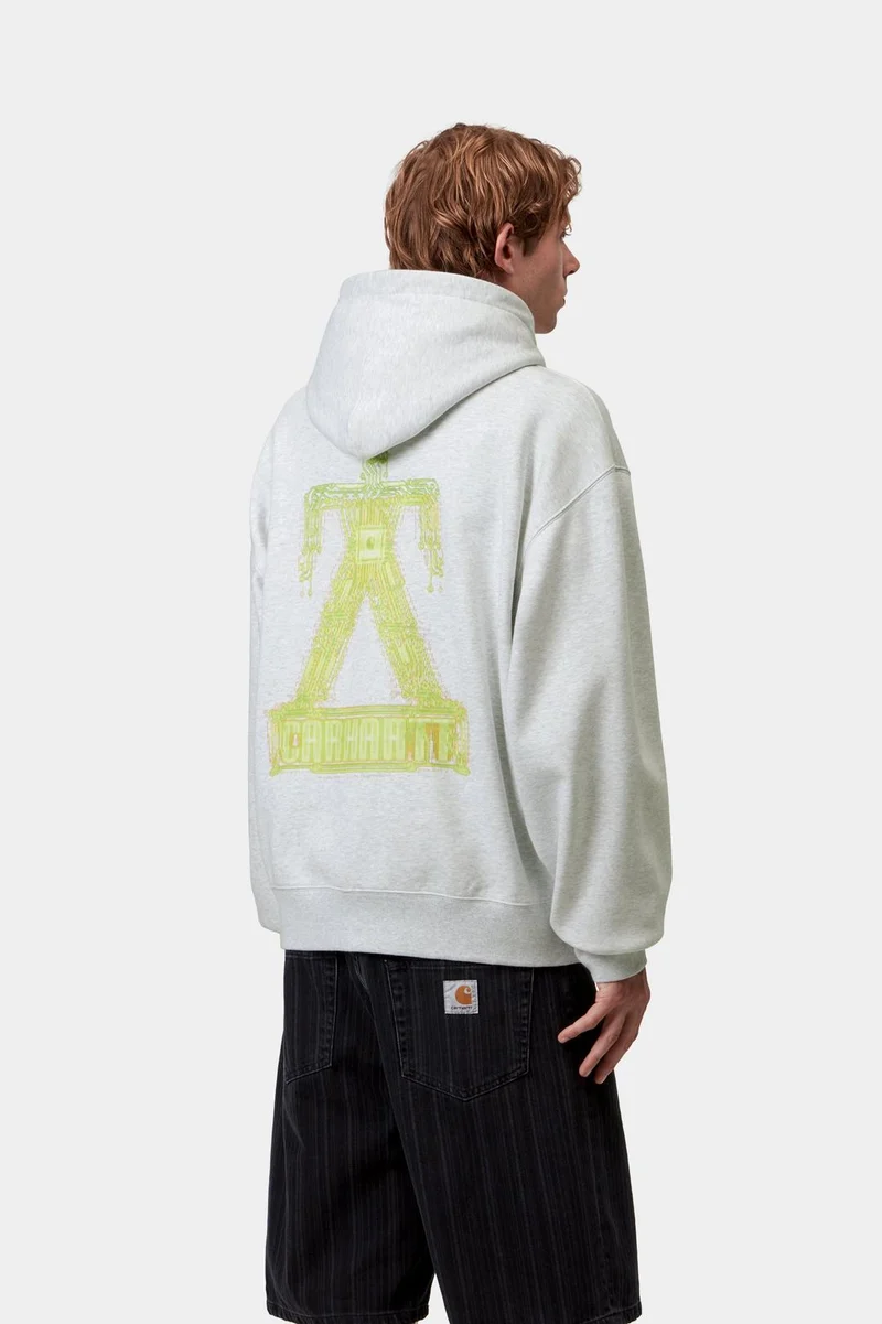 Carhartt WIP Herren Electric Boogie Hoodie | Ash Heather