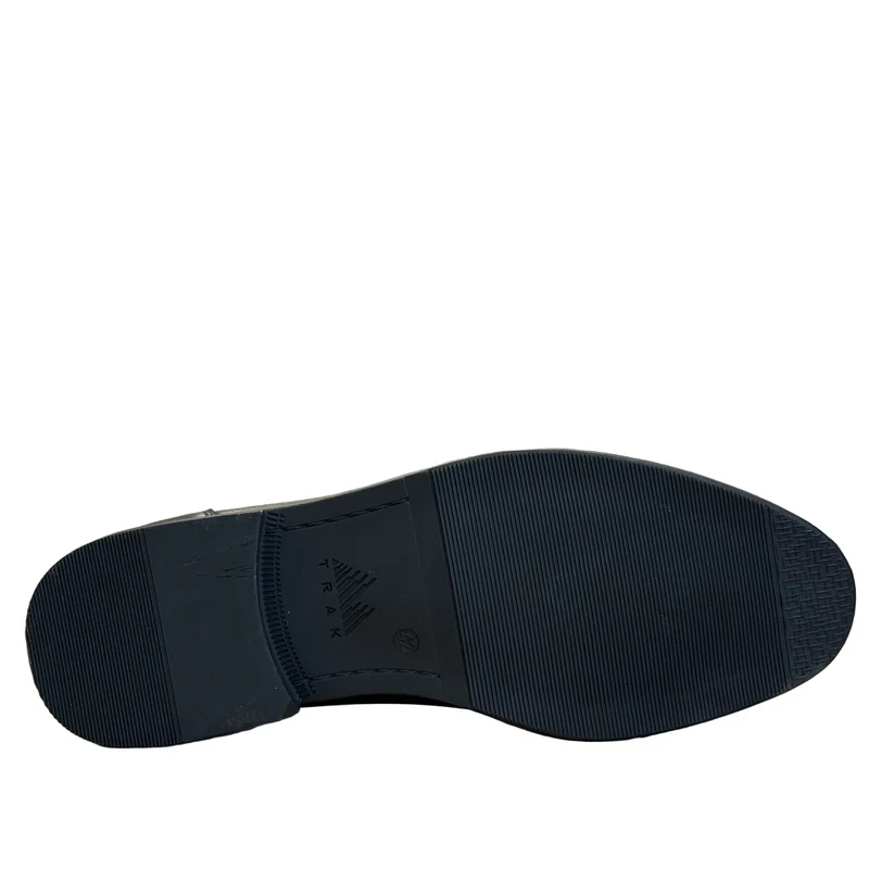 Teds Planvour Schulschuh aus glattem Leder für Kinder | Schwarz