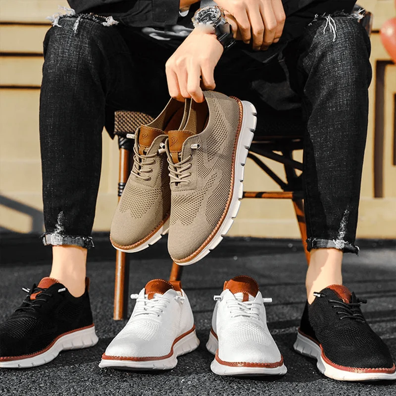 Herren Freizeitschuhe | Ultra-bequem & Atmungsaktiv | Flexible Laufsohle