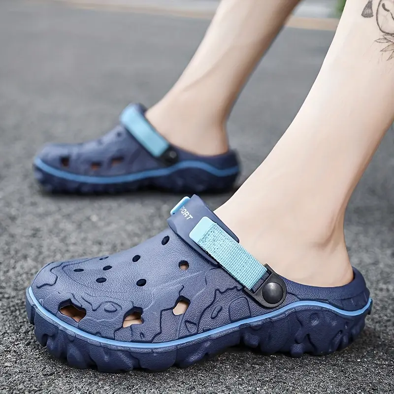 Helene | Bequeme, rutschfeste, weiche Sohle, feste Farbe, hohle Clogs