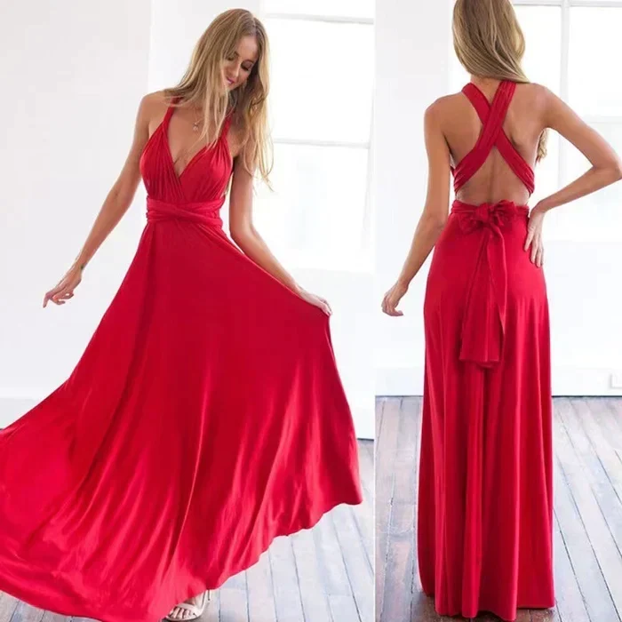 Kerensa | Elastisches Wickelkleid mit Riemen