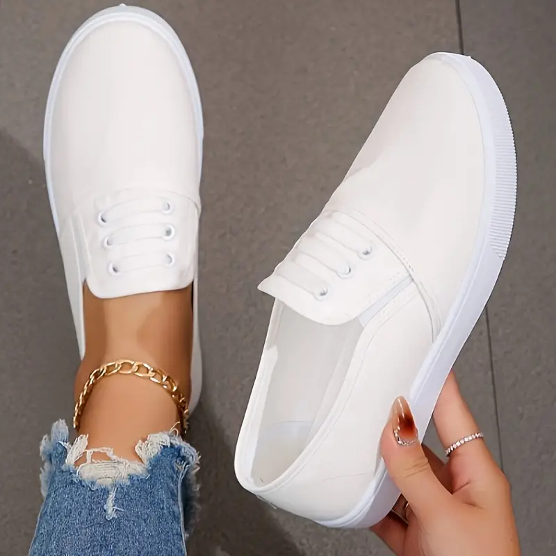 Neva | Slip On Leichte Flache Weiche Sohle Canvas Schuhe
